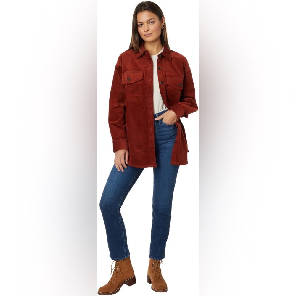 Madewell stretch twill oversized shirt jacket